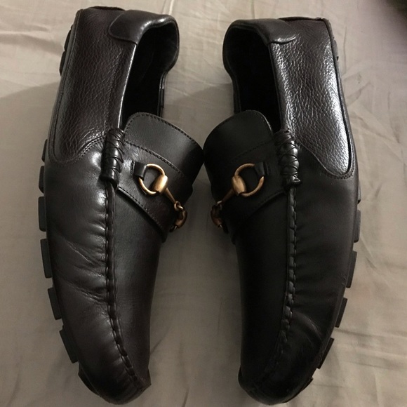 GUCCI Men’s Brown Leather Shoes - Picture 3 of 8